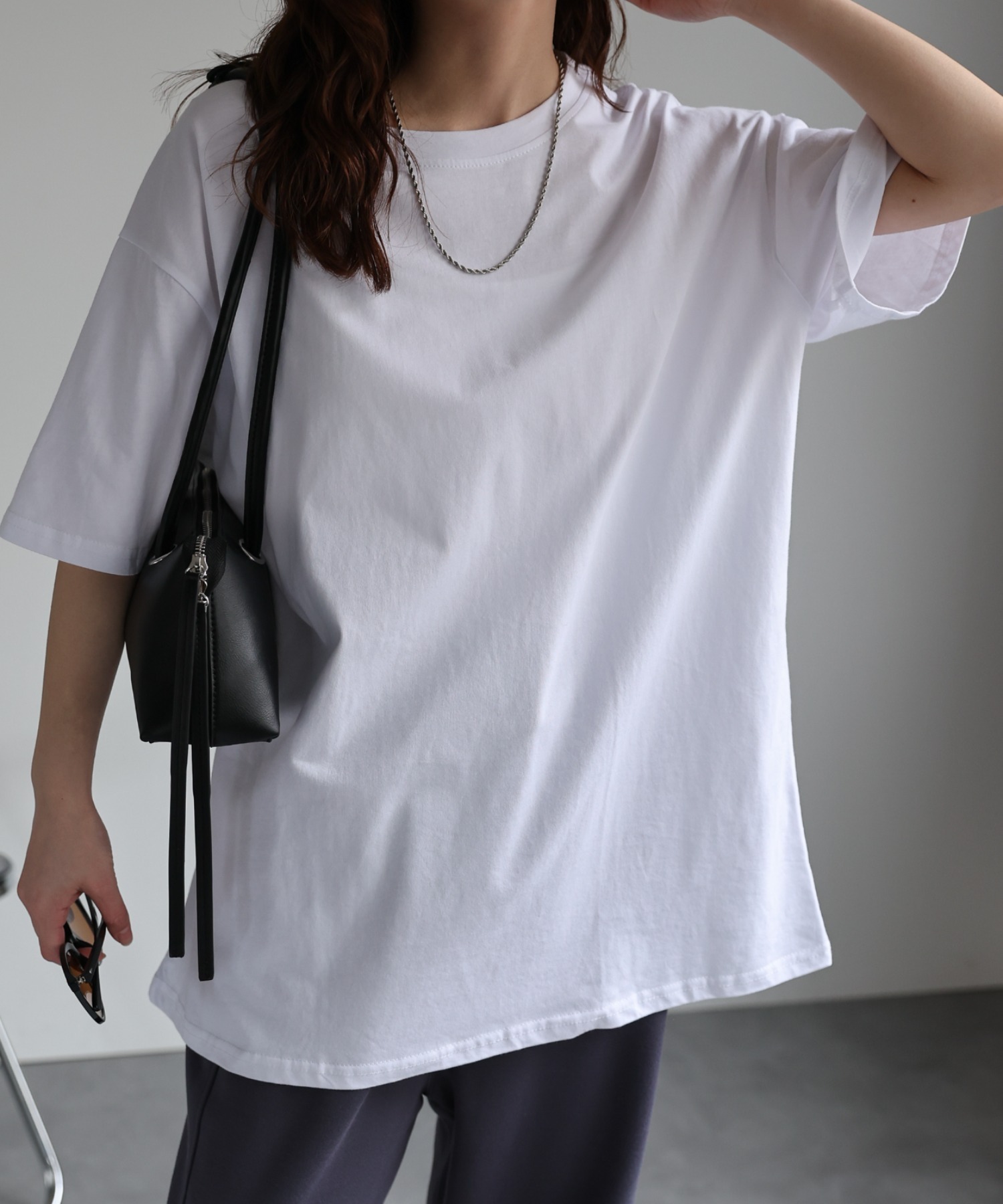model：156cm 着用サイズ：FREE