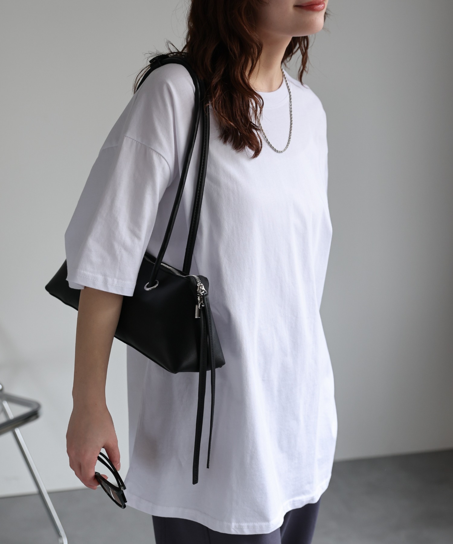 model：156cm 着用サイズ：FREE