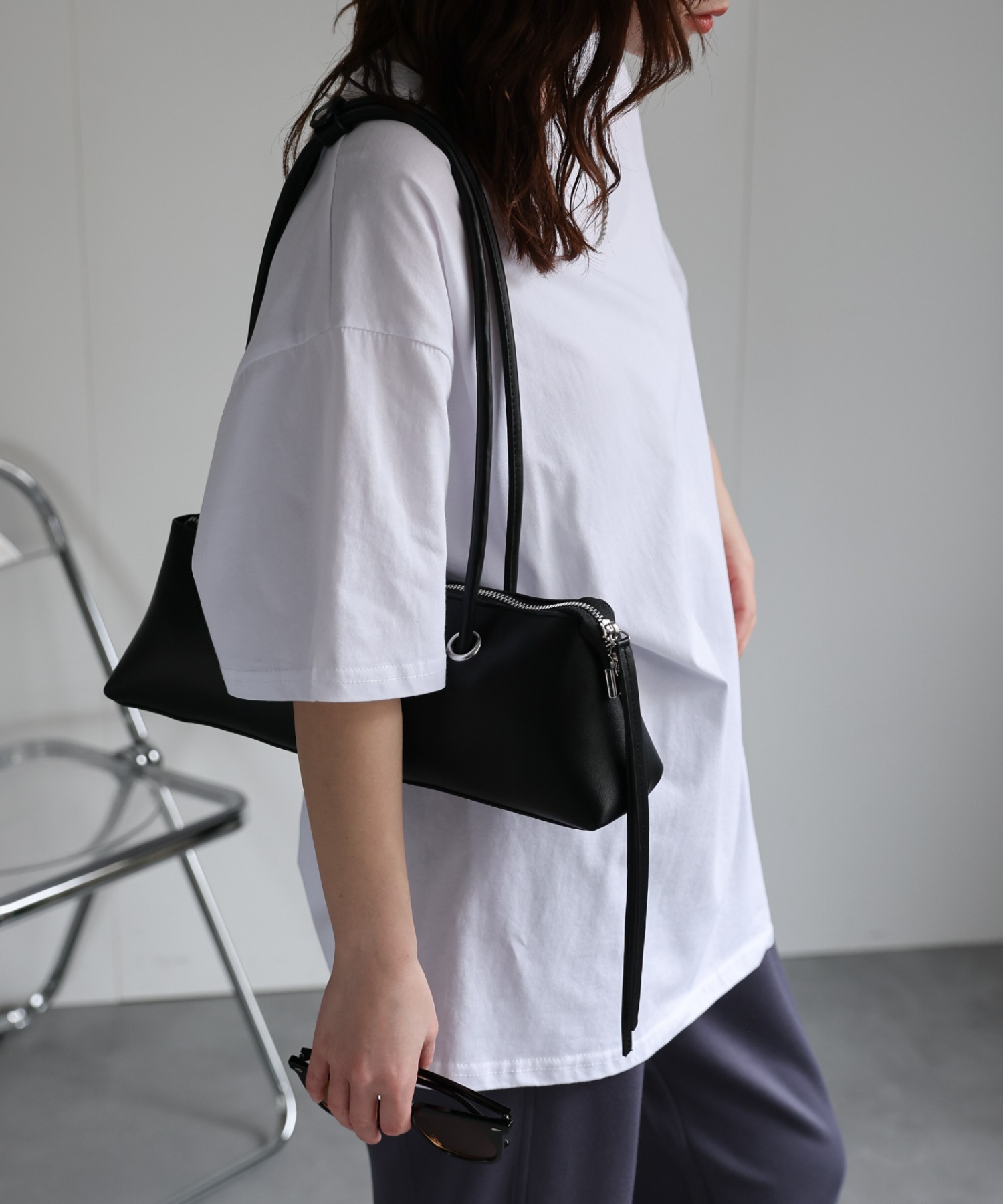 model：156cm 着用サイズ：FREE