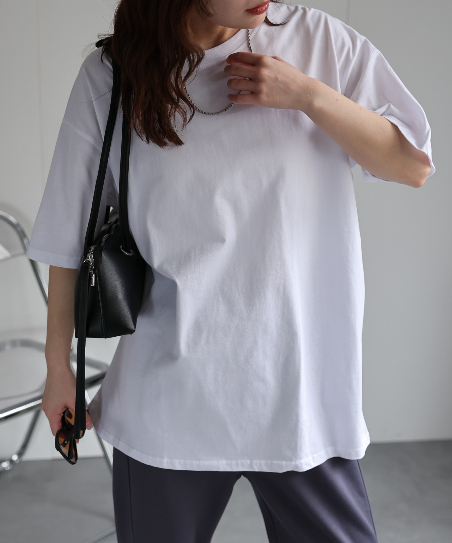 model：156cm 着用サイズ：FREE
