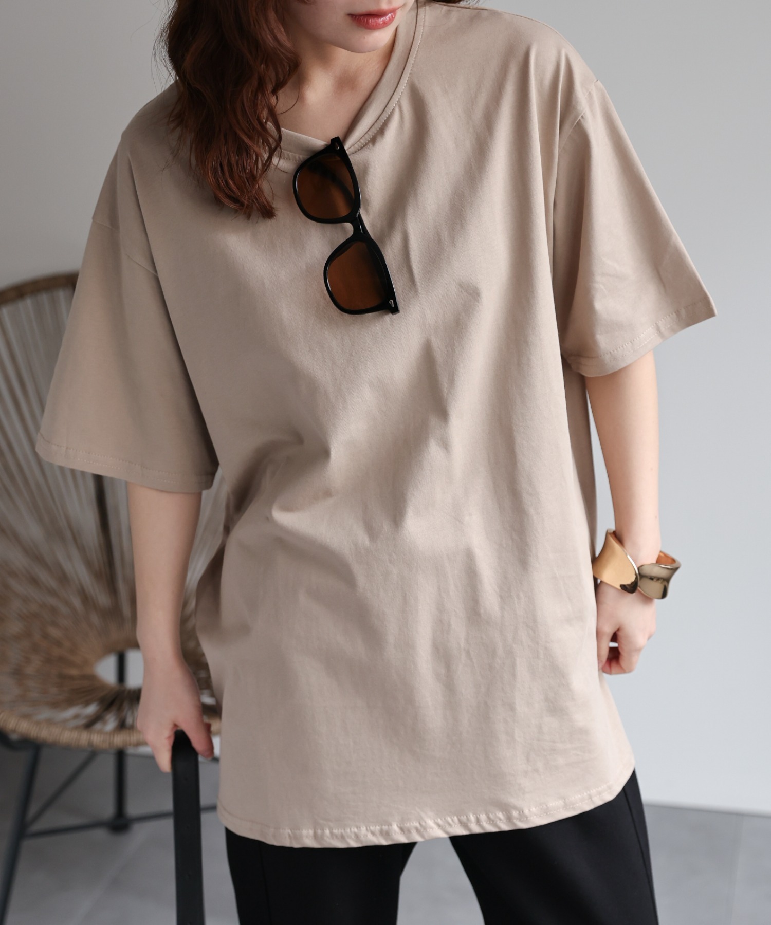 model：156cm 着用サイズ：FREE