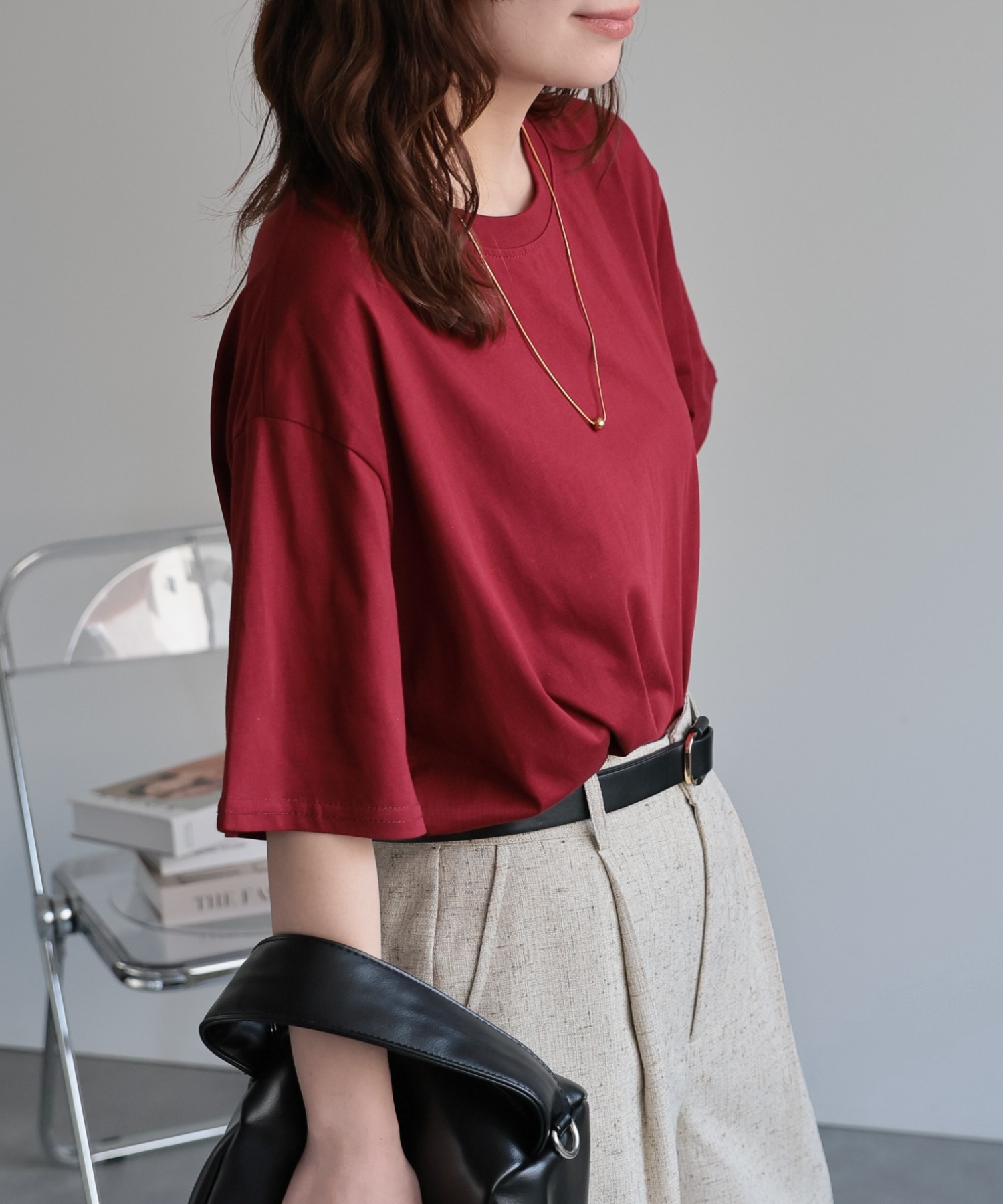 model：156cm 着用サイズ：FREE