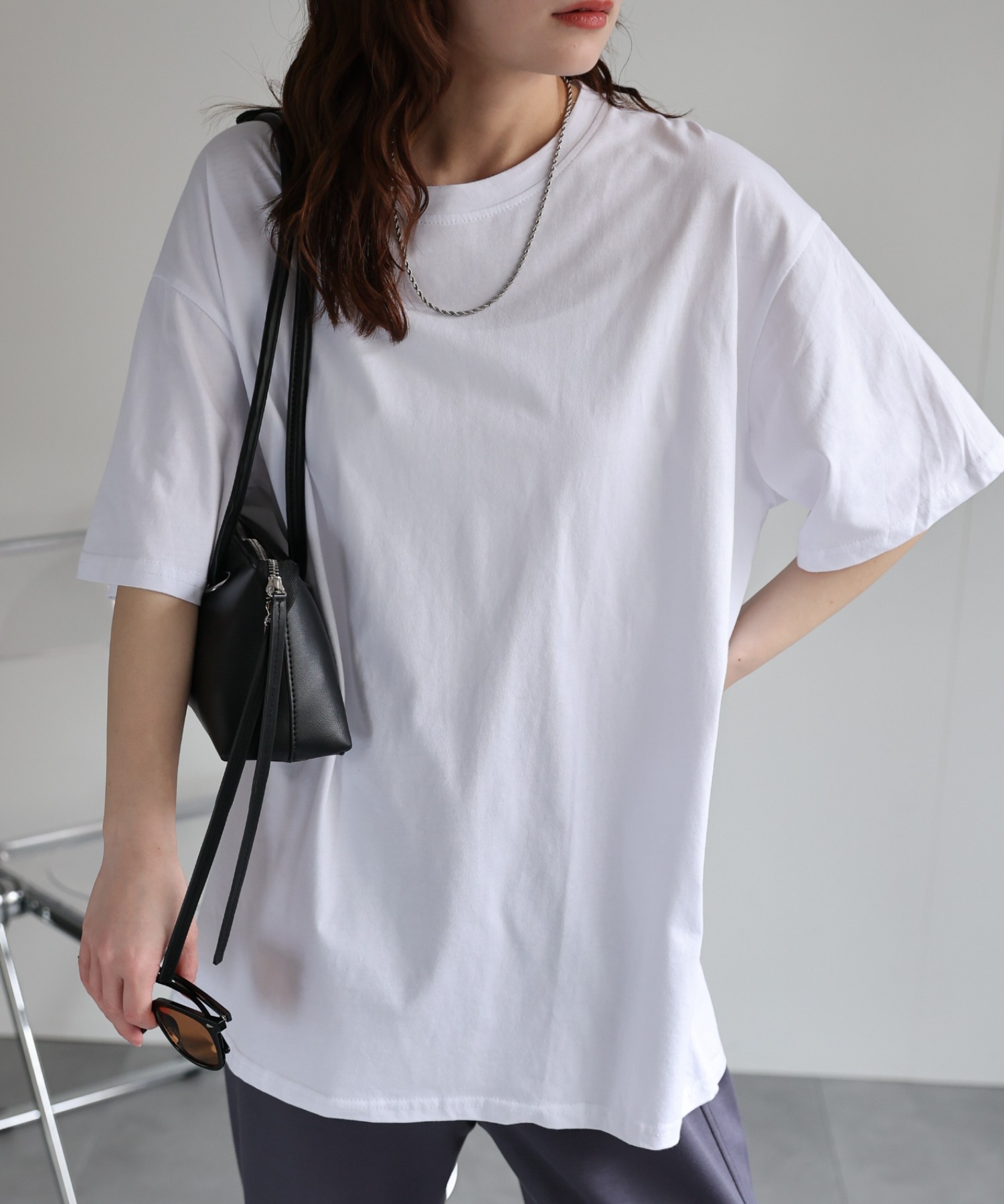 model：156cm 着用サイズ：FREE