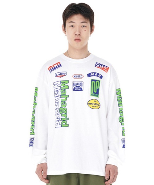 mahagrid/マハグリッド』RACING LS TEE/レーシング 長袖Tシャツ