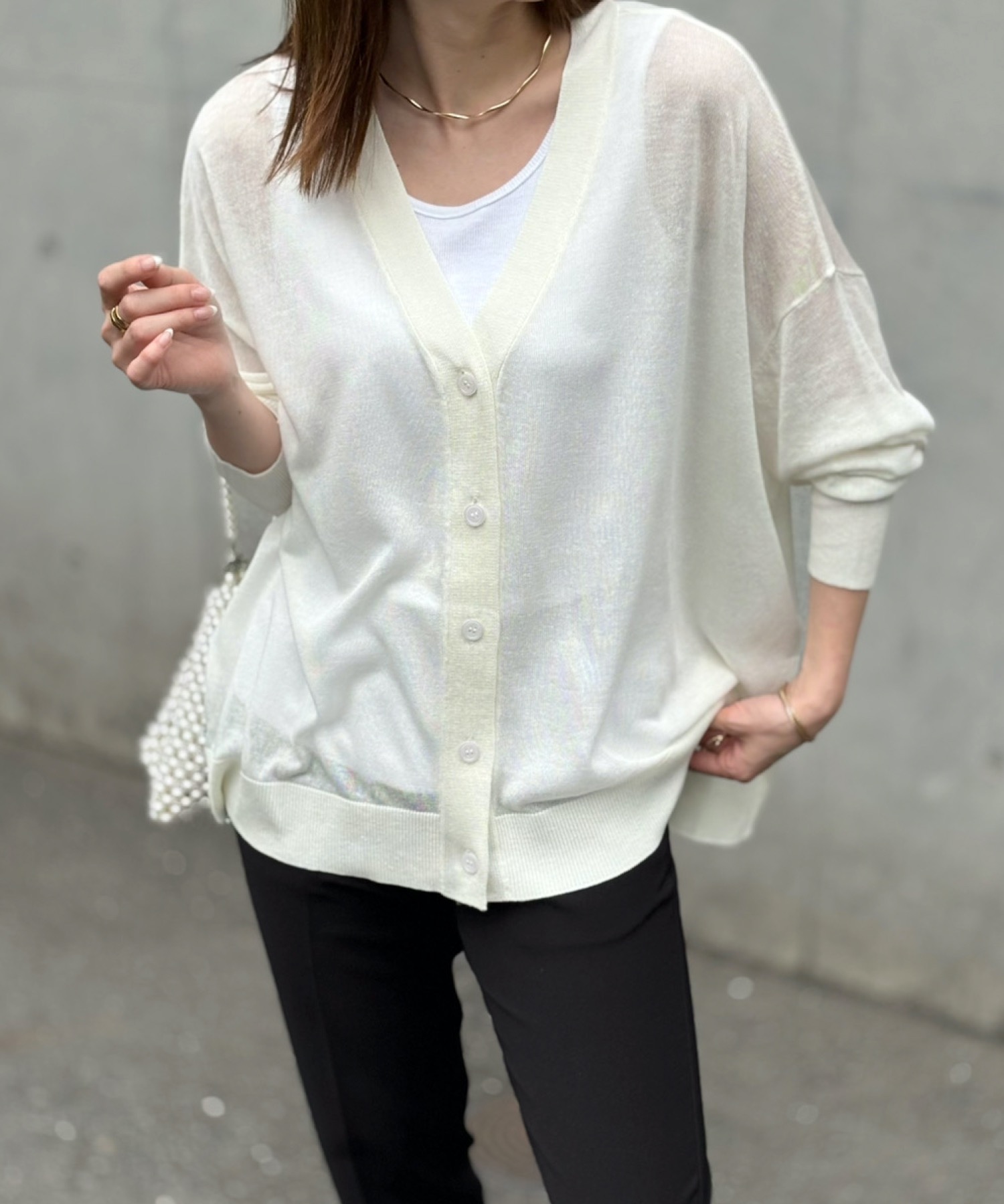 リネンシアーオーバーカーディガン Emma Taylor│STYLEDOOR スタイルドア