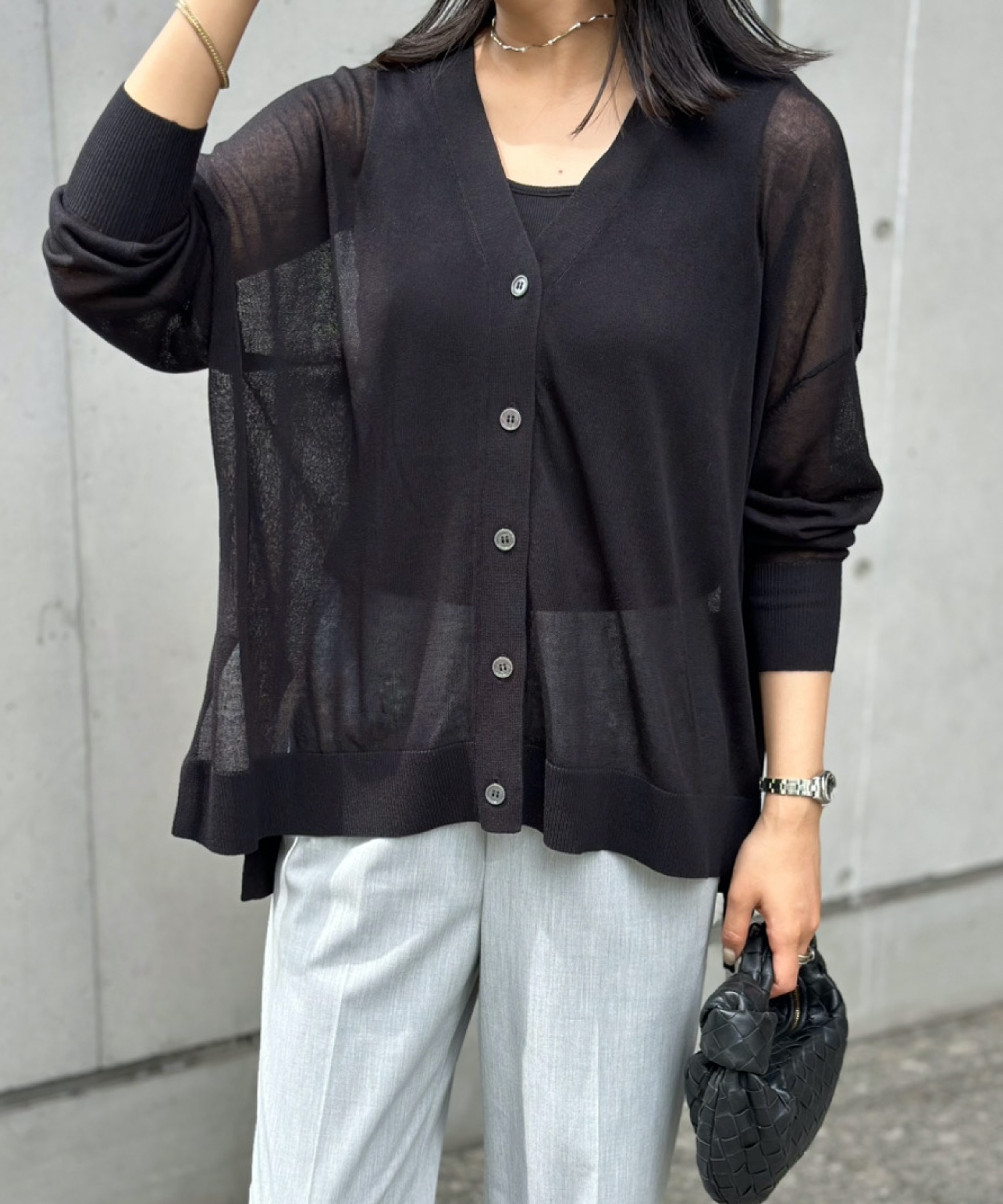 リネンシアーオーバーカーディガン Emma Taylor│STYLEDOOR スタイルドア