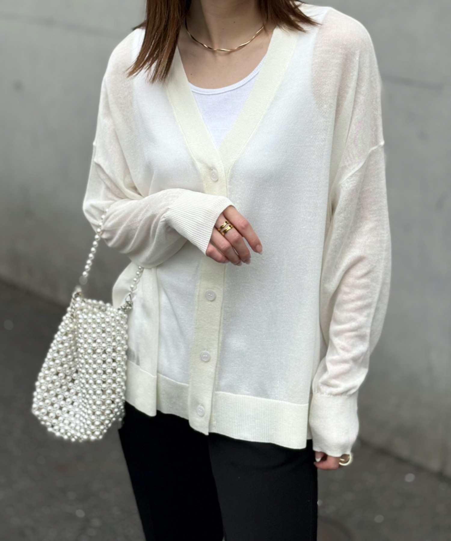 リネンシアーオーバーカーディガン Emma Taylor│STYLEDOOR スタイルドア