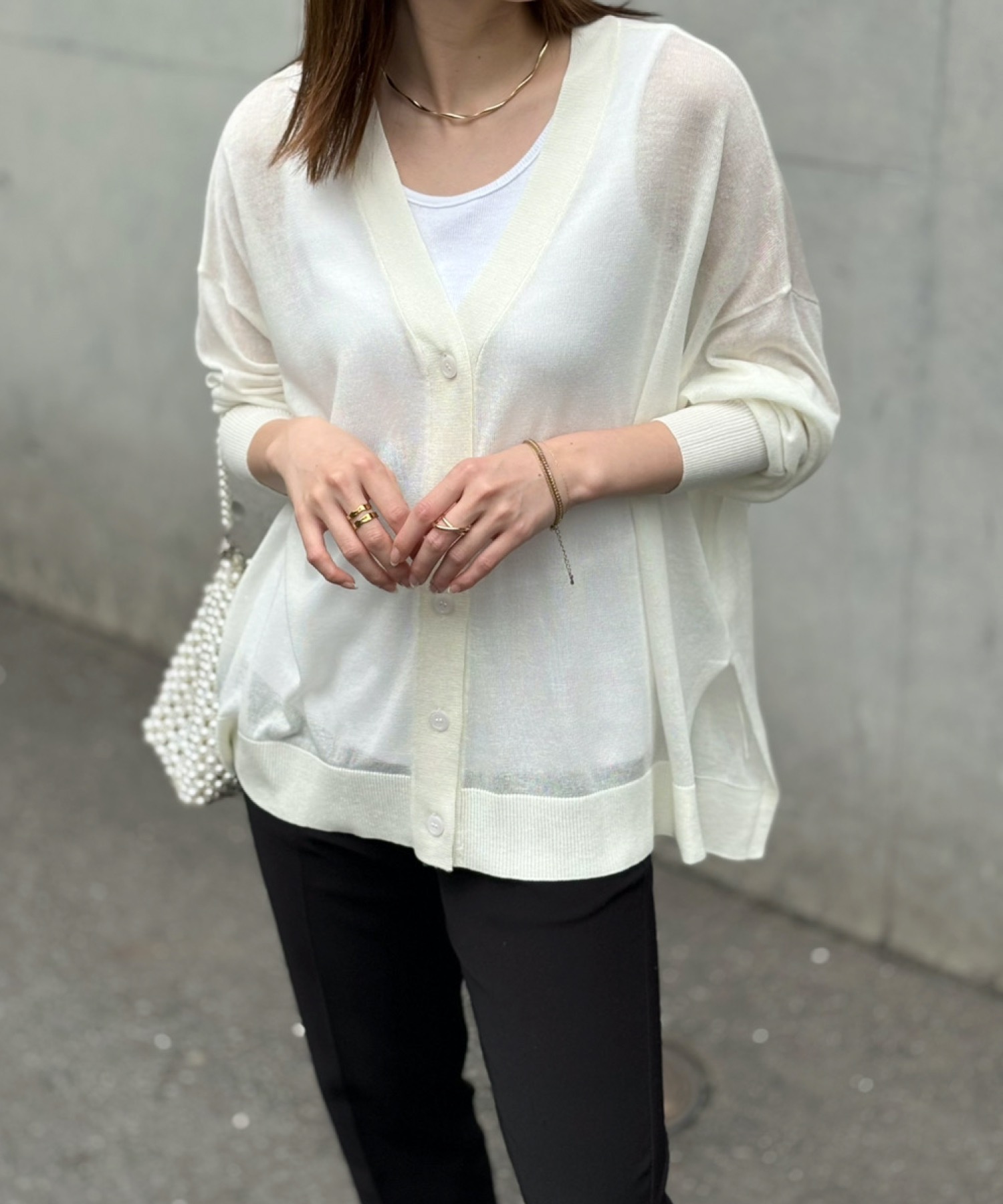 リネンシアーオーバーカーディガン Emma Taylor│STYLEDOOR スタイルドア