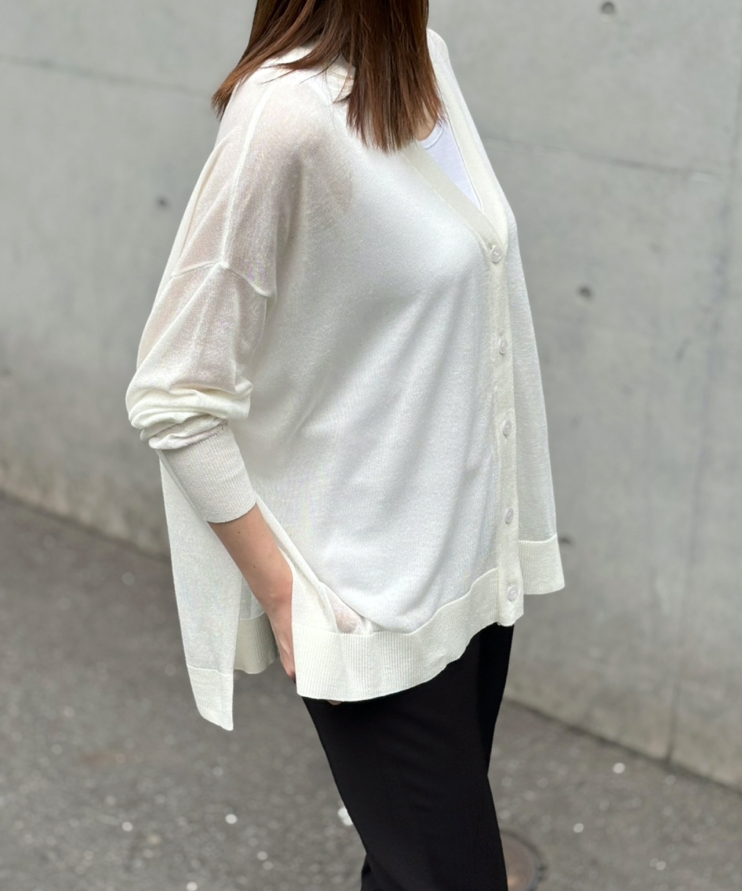 リネンシアーオーバーカーディガン Emma Taylor│STYLEDOOR スタイルドア