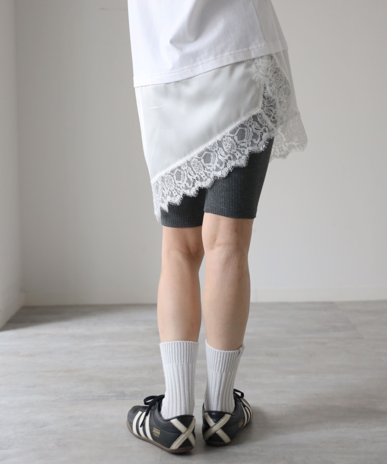model：155cm. 着用サイズ：FREE