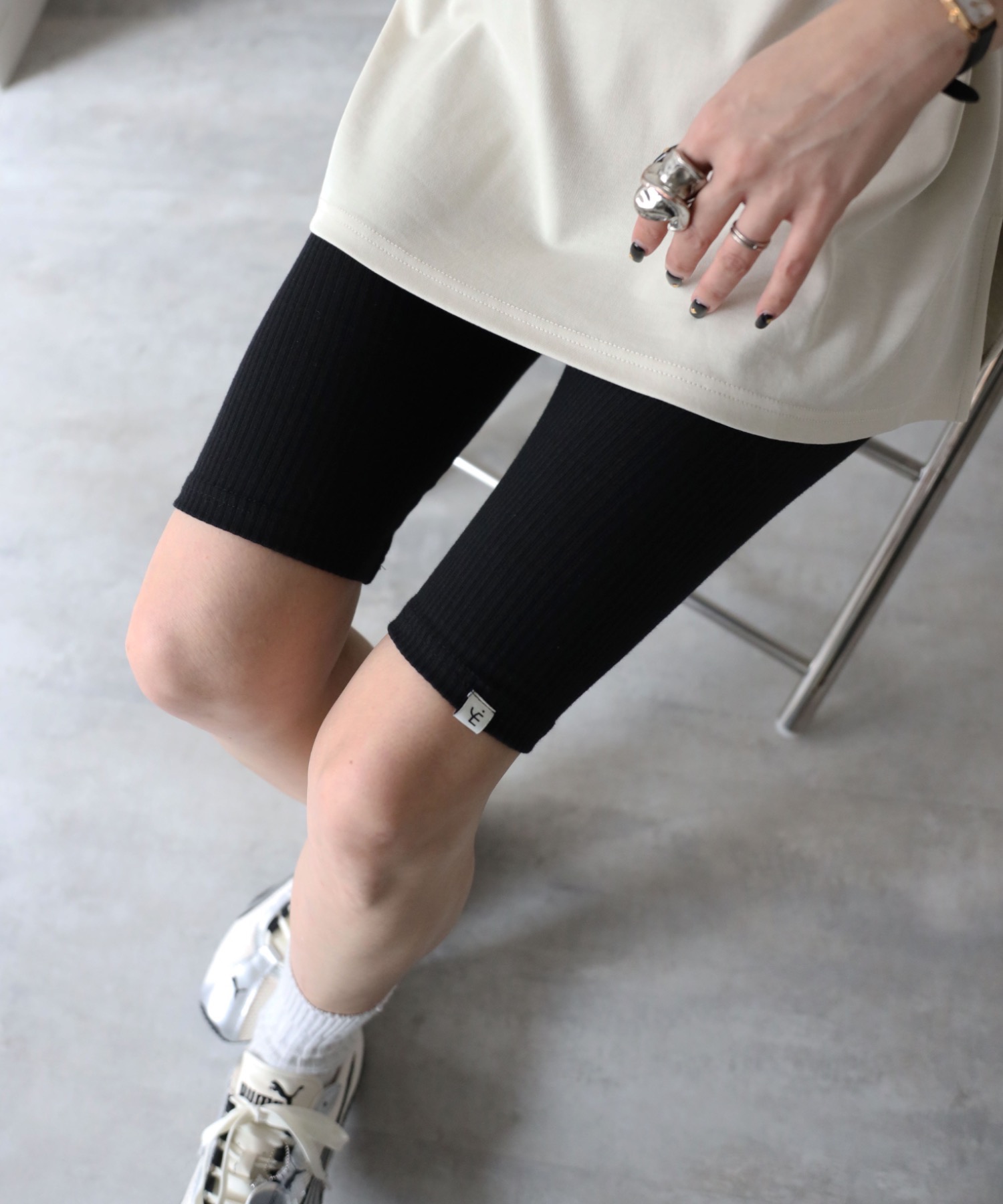 model：155cm. 着用サイズ：FREE