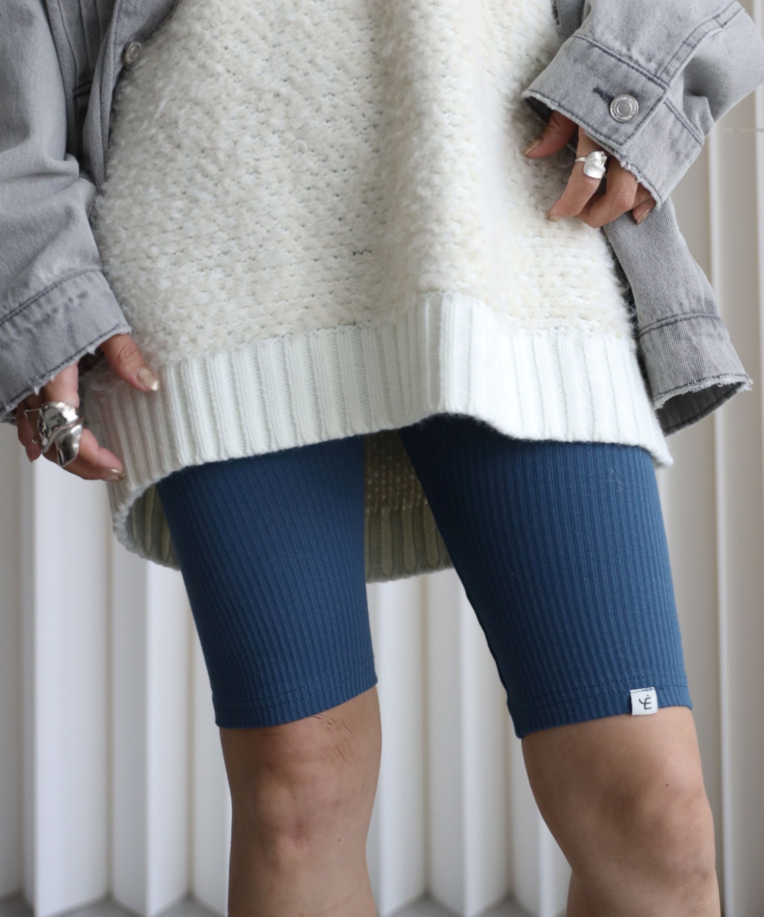 model：155cm. 着用サイズ：FREE