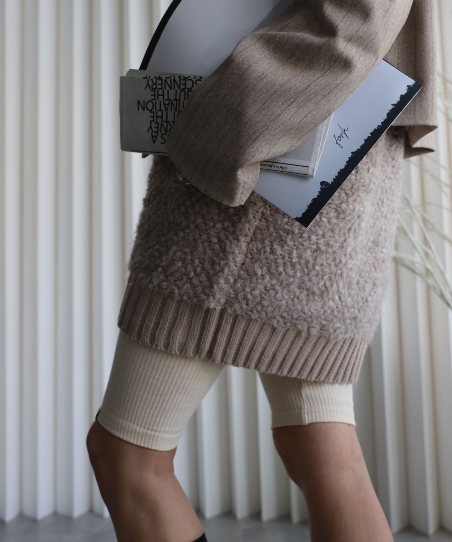 model：155cm. 着用サイズ：FREE