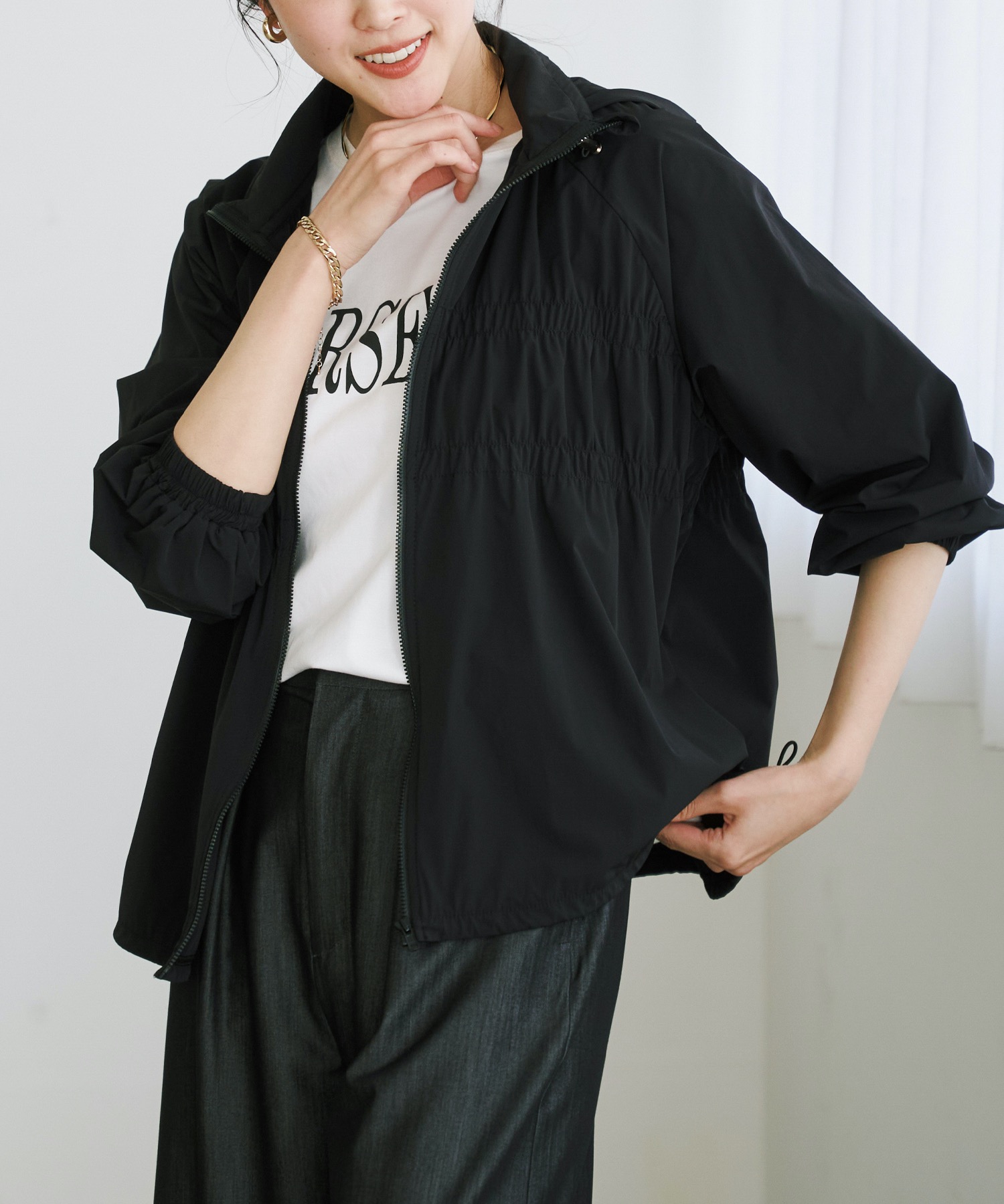 Emmaさま専用 UVカット2wayギャザーブルゾン Emma Taylor│STYLEDOOR スタイルドア