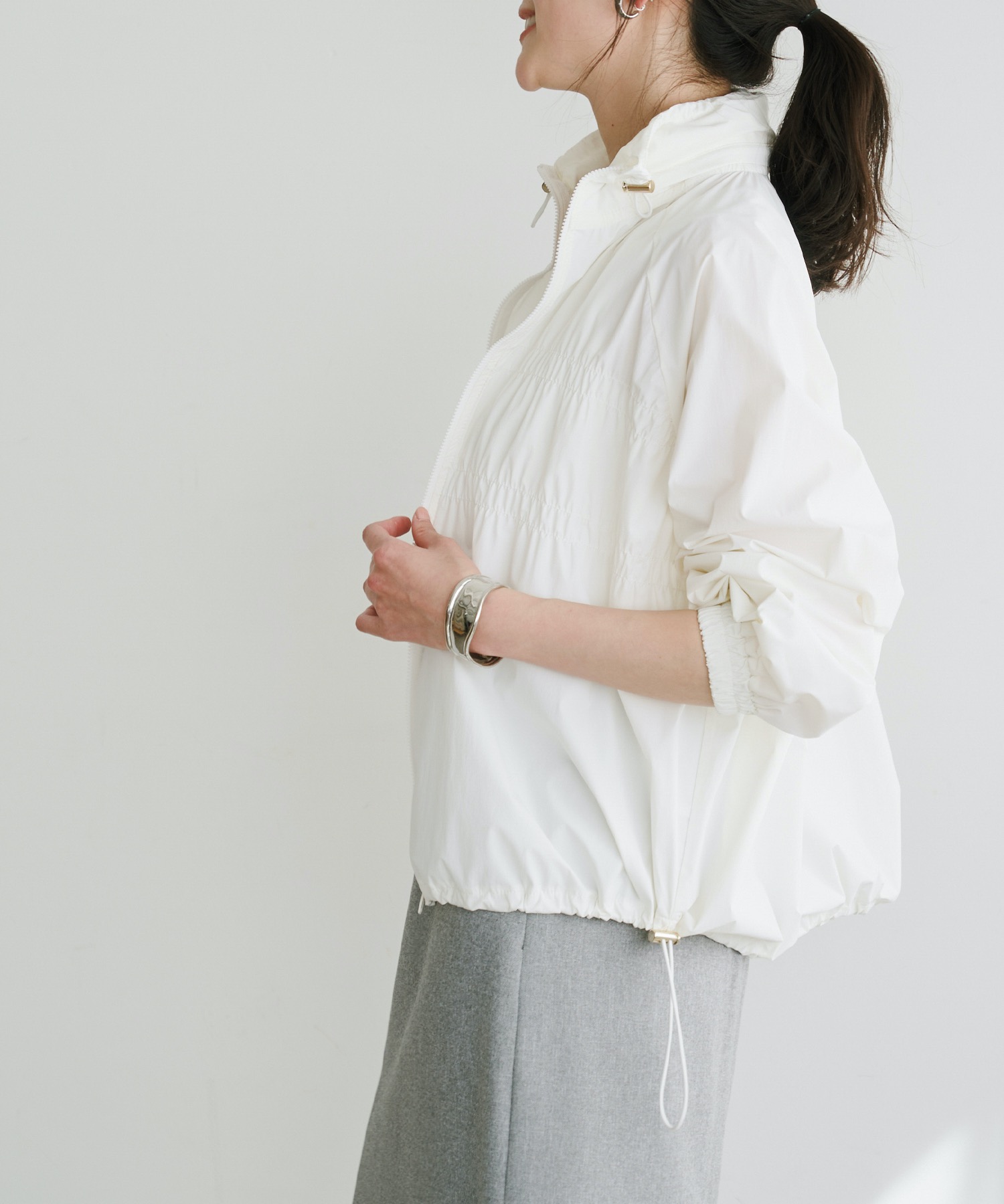 最終値下げ☆新品★Emma Taylor☆バルーンギャザーブルゾン Emma Taylor（エマテイラー）の「スタンドカラーバルーン