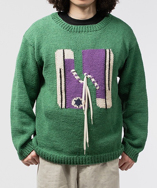 MacMahon Knitting Mills L/S Crew Neck Knit — вязаный свитер‑кроунек