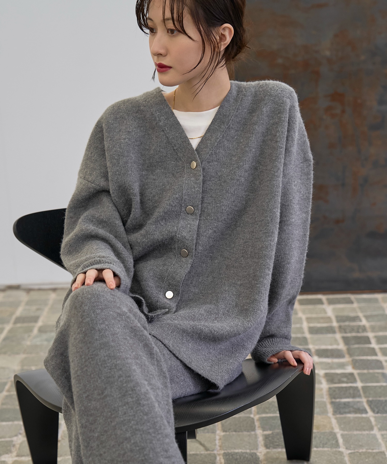 model：H166　着用サイズ：F