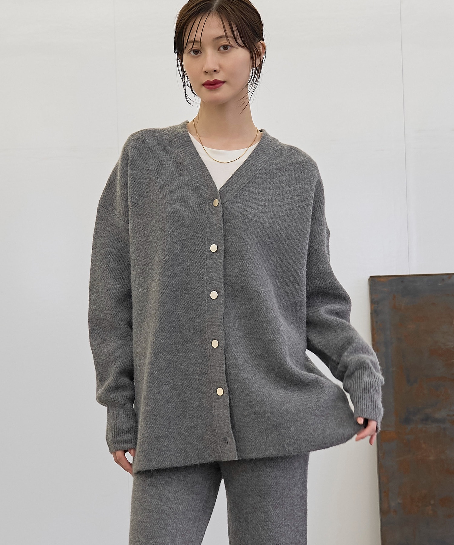 model：H166　着用サイズ：F