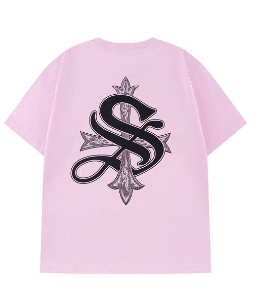 NAMED COLLECTIVE ラインストーンTシャツ A'GEM/9 × .kom 『SUPPLIER/サプライヤー』Tribal Cross Tee/ライン