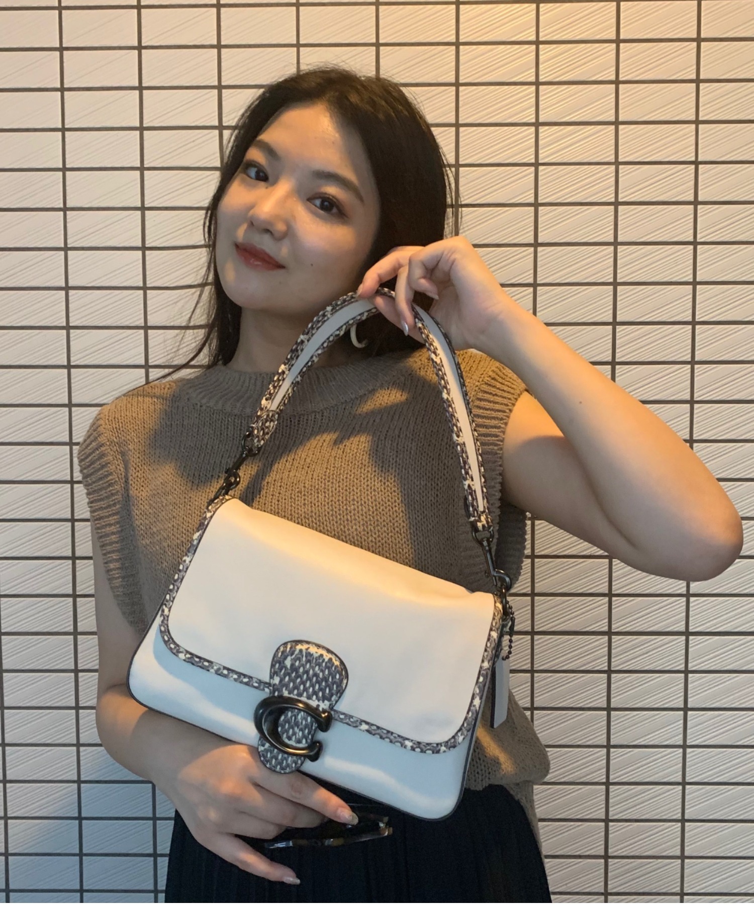 フルオーダー COACH コーチ 新作 タビー ショルダーバッグ オレンジ