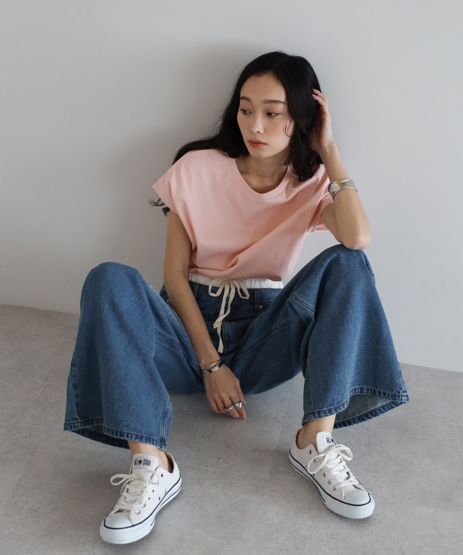 model：H161 着用サイズ：FREE