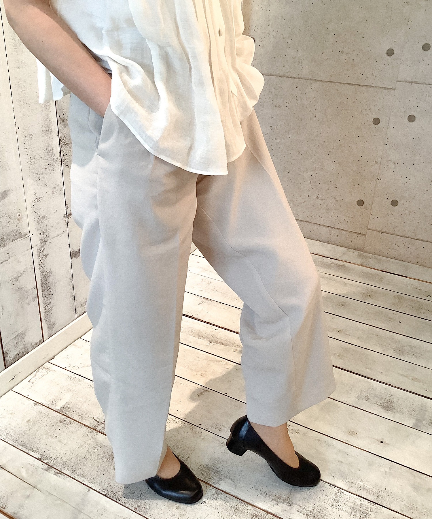 日本製／本革】3.5cmヒールパンプス blanc/bleu│Jeffrey Campbell