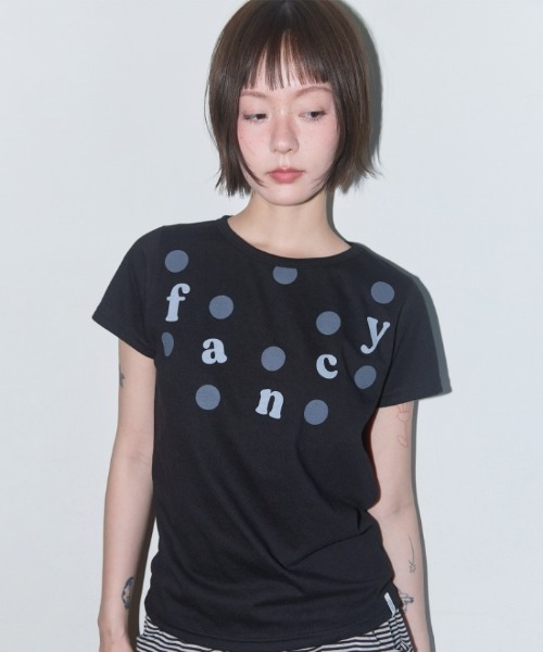 tシャツ A'GEM/9 × .kom 「FANCY CLUB/ファンシークラブ」 Dot Fade Fancy Tee/ドットフェイド ファンシー A'GEM/9 × .kom 『FANCY CLUB/ファンシークラブ』 Dot Fade