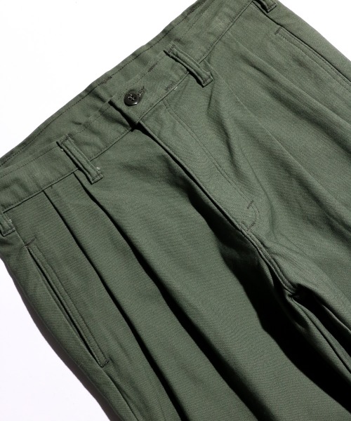 US MILITARY / ユーエスミリタリー US MADE DOUBLE PLEATS CHINO
