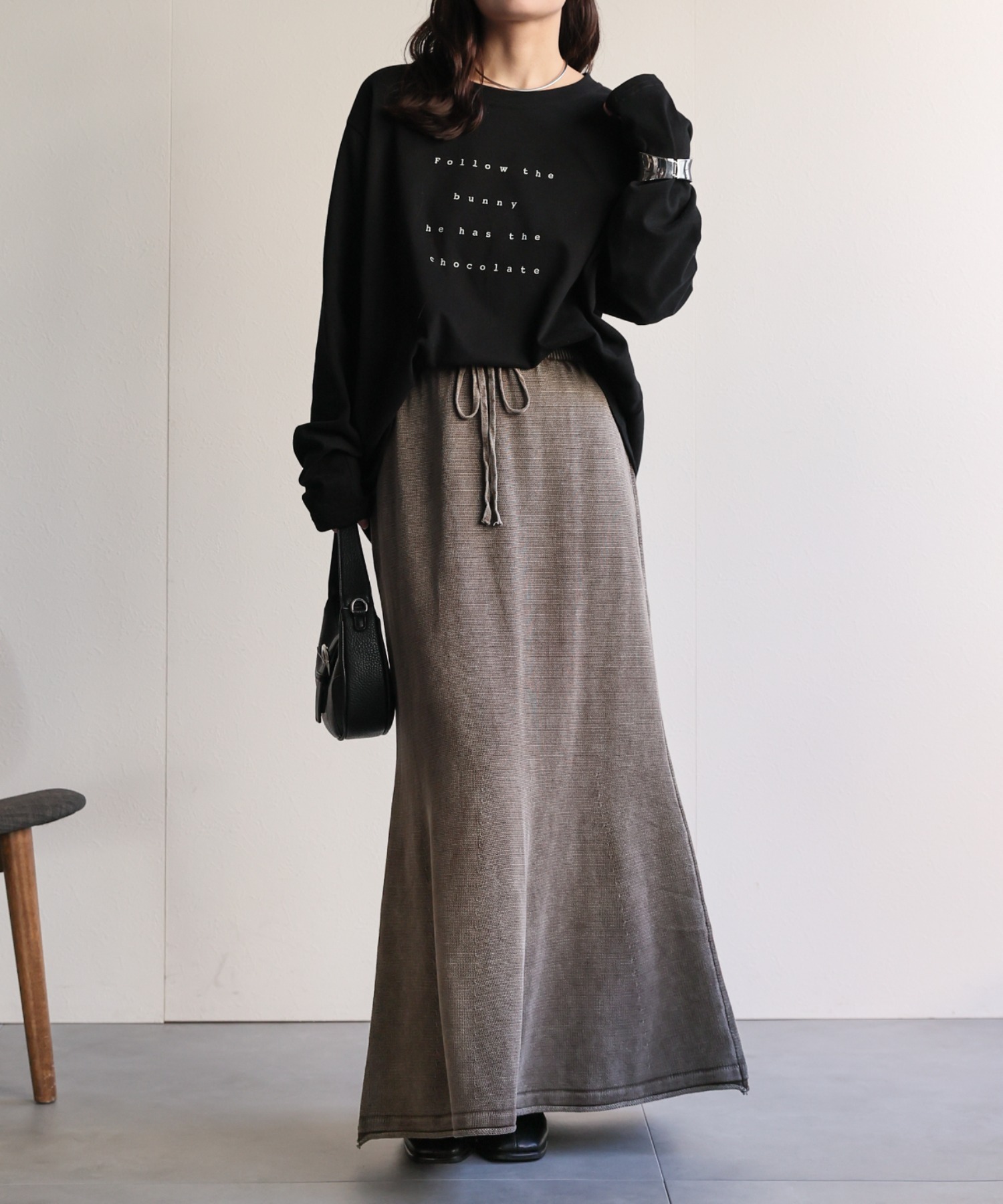 model：156cm 着用サイズ：FREE