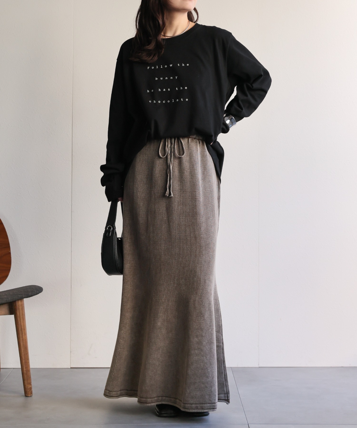 model：156cm 着用サイズ：FREE