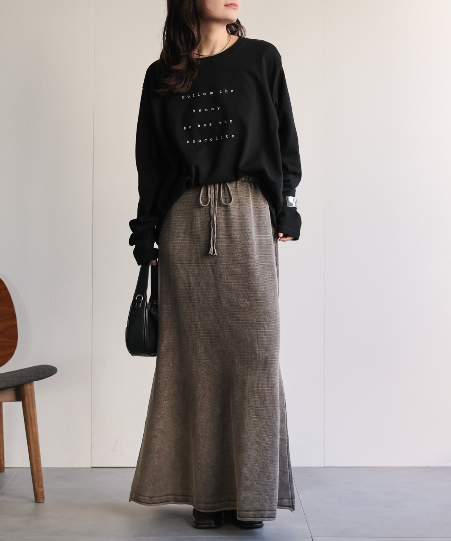 model：156cm 着用サイズ：FREE