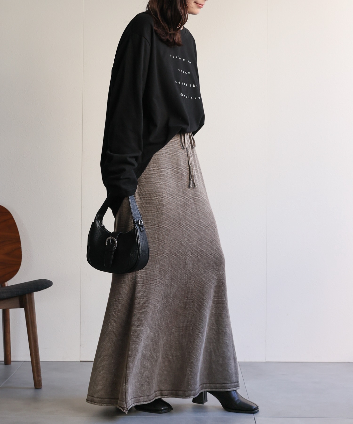 model：156cm 着用サイズ：FREE