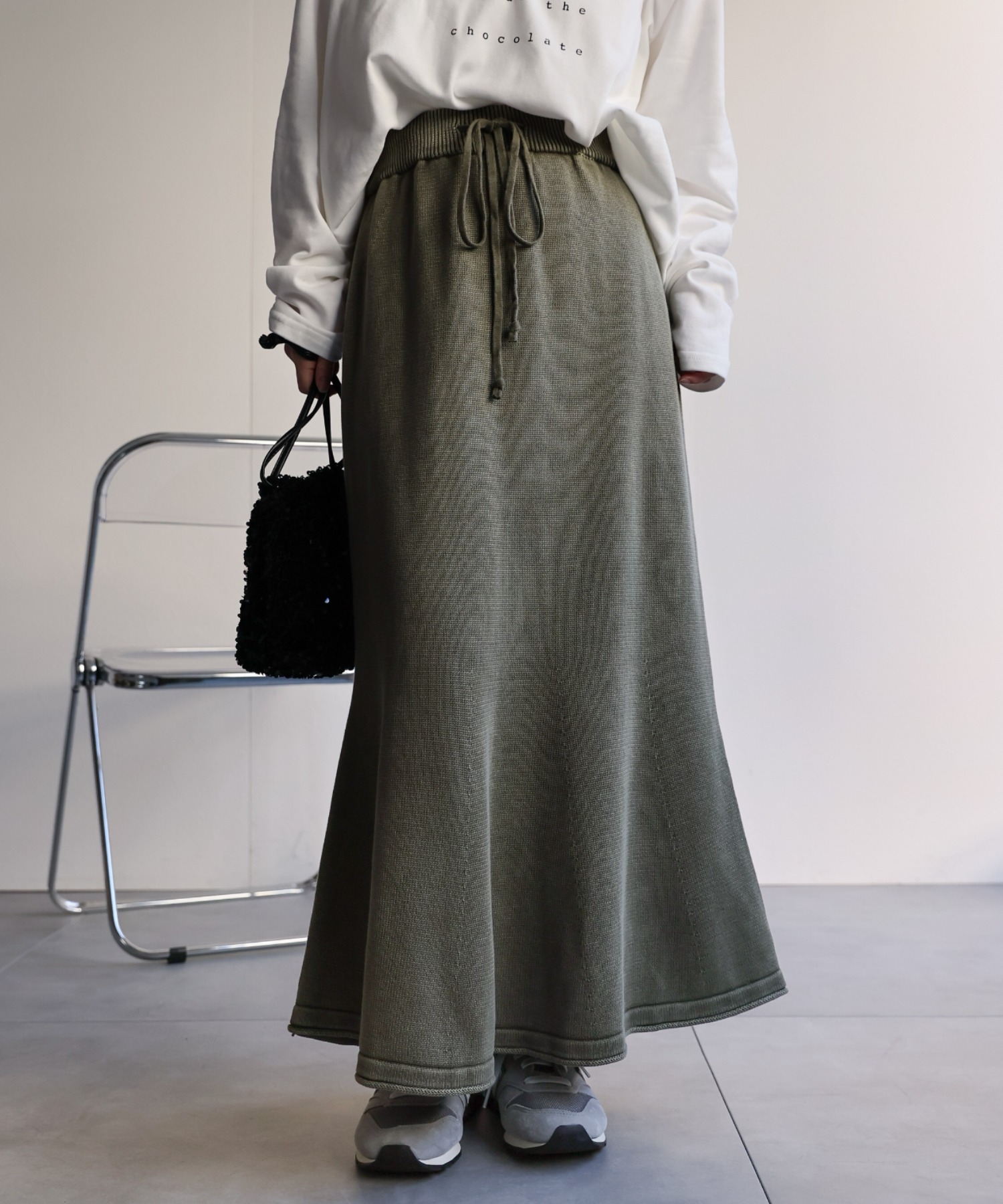 model：156cm 着用サイズ：FREE
