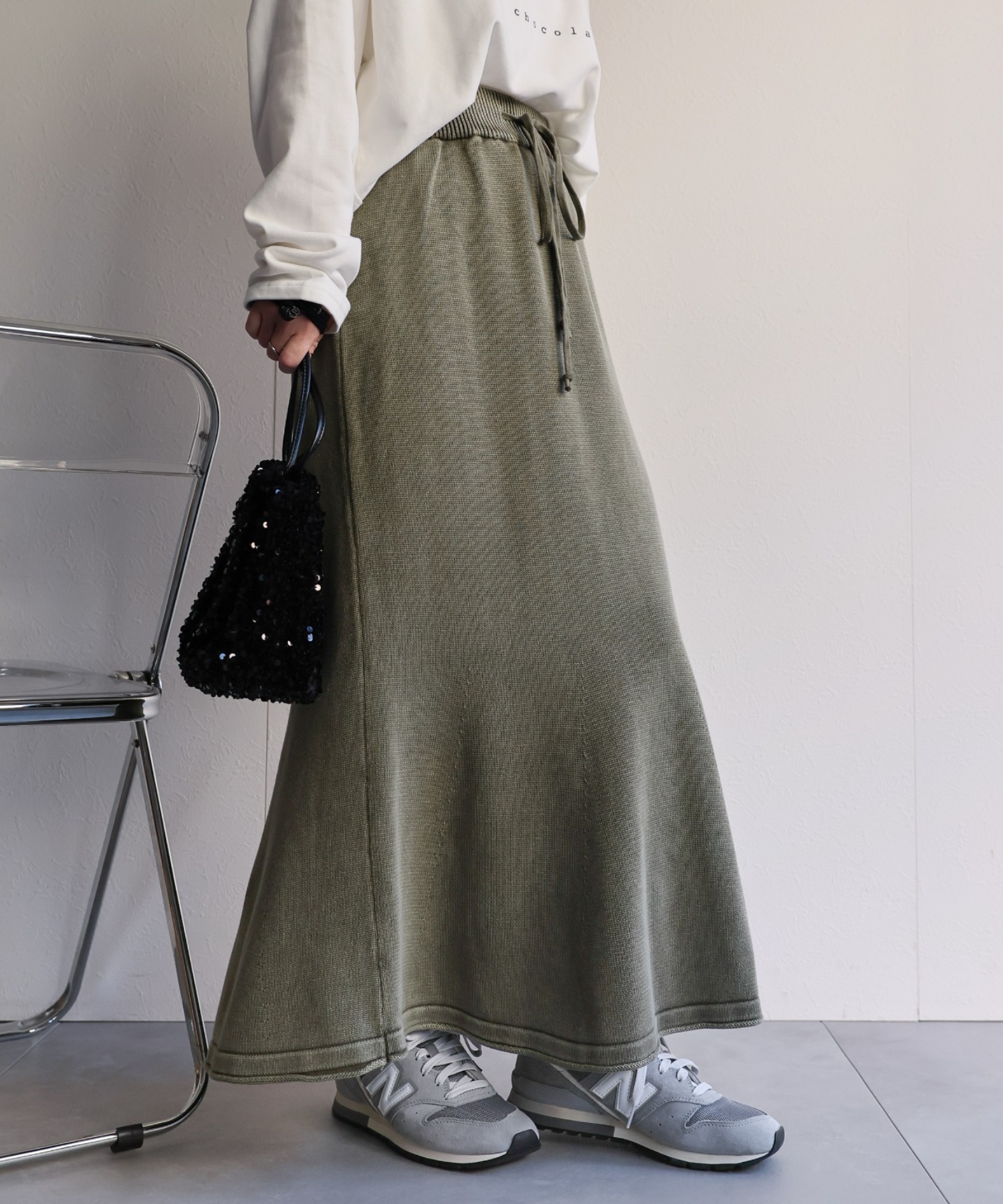 model：156cm 着用サイズ：FREE
