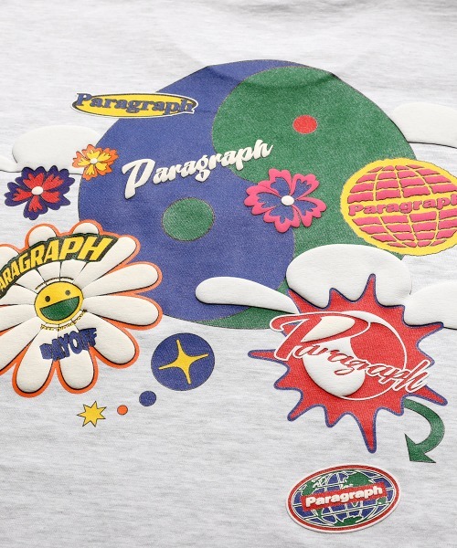 tシャツ A'GEM/9 × .kom 「Paragraph/パラグラフ」MASTERPIECE T SHIRT/マスターピース Tシャツ レディース A'GEM/9 × .kom『paragraph/パラグラフ』フラワーサプライT