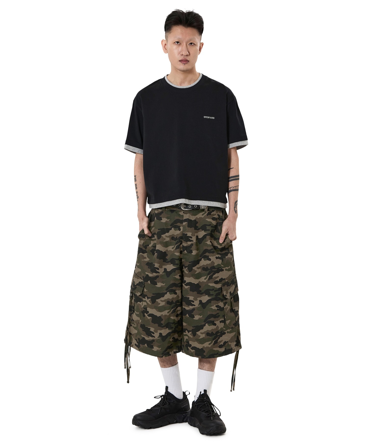 OY/オーワイ』OPS CARGO SHORTS(CAMO)/OPSカーゴショーツ Openyard│A