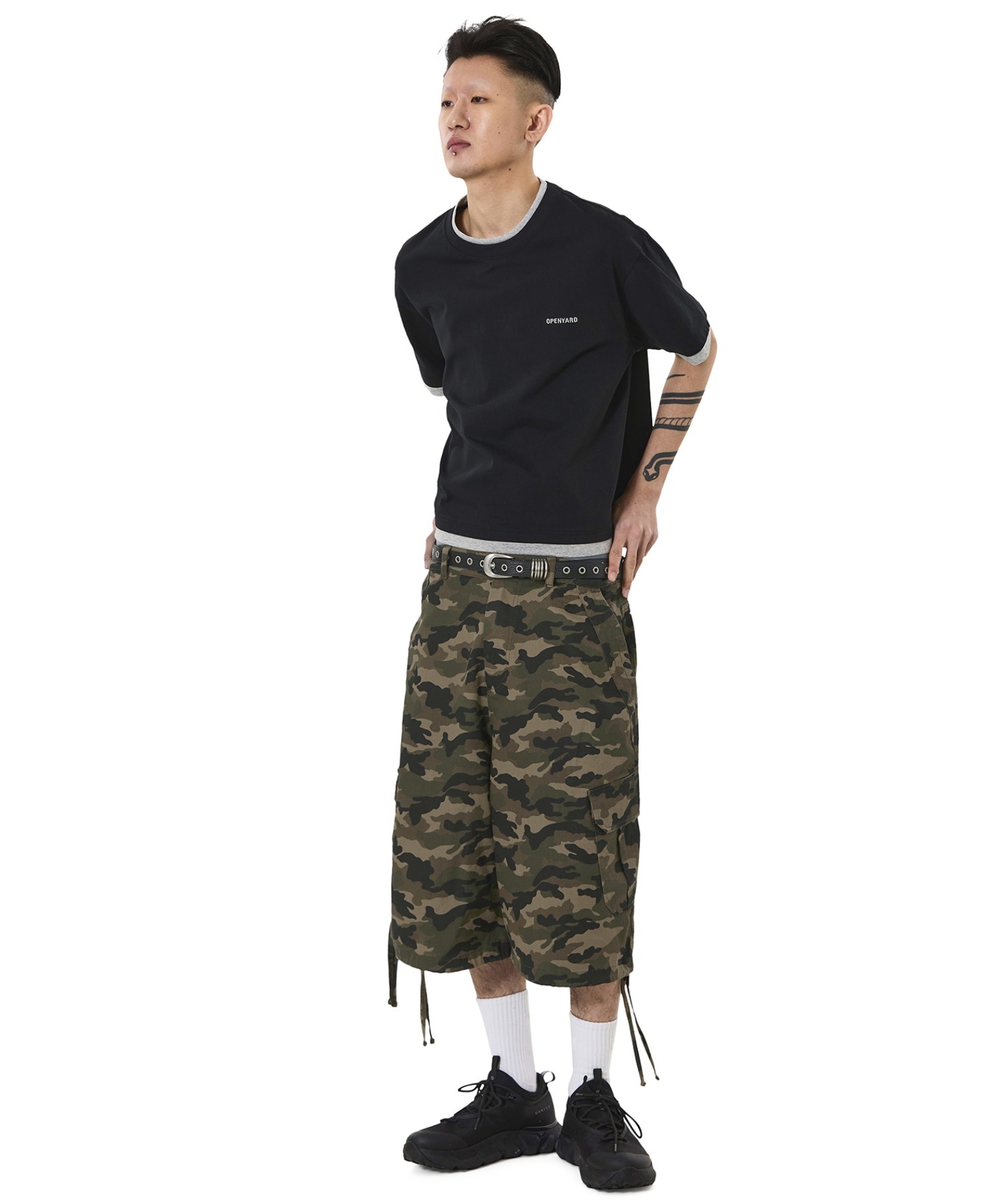 OY/オーワイ』OPS CARGO SHORTS(CAMO)/OPSカーゴショーツ Openyard│A