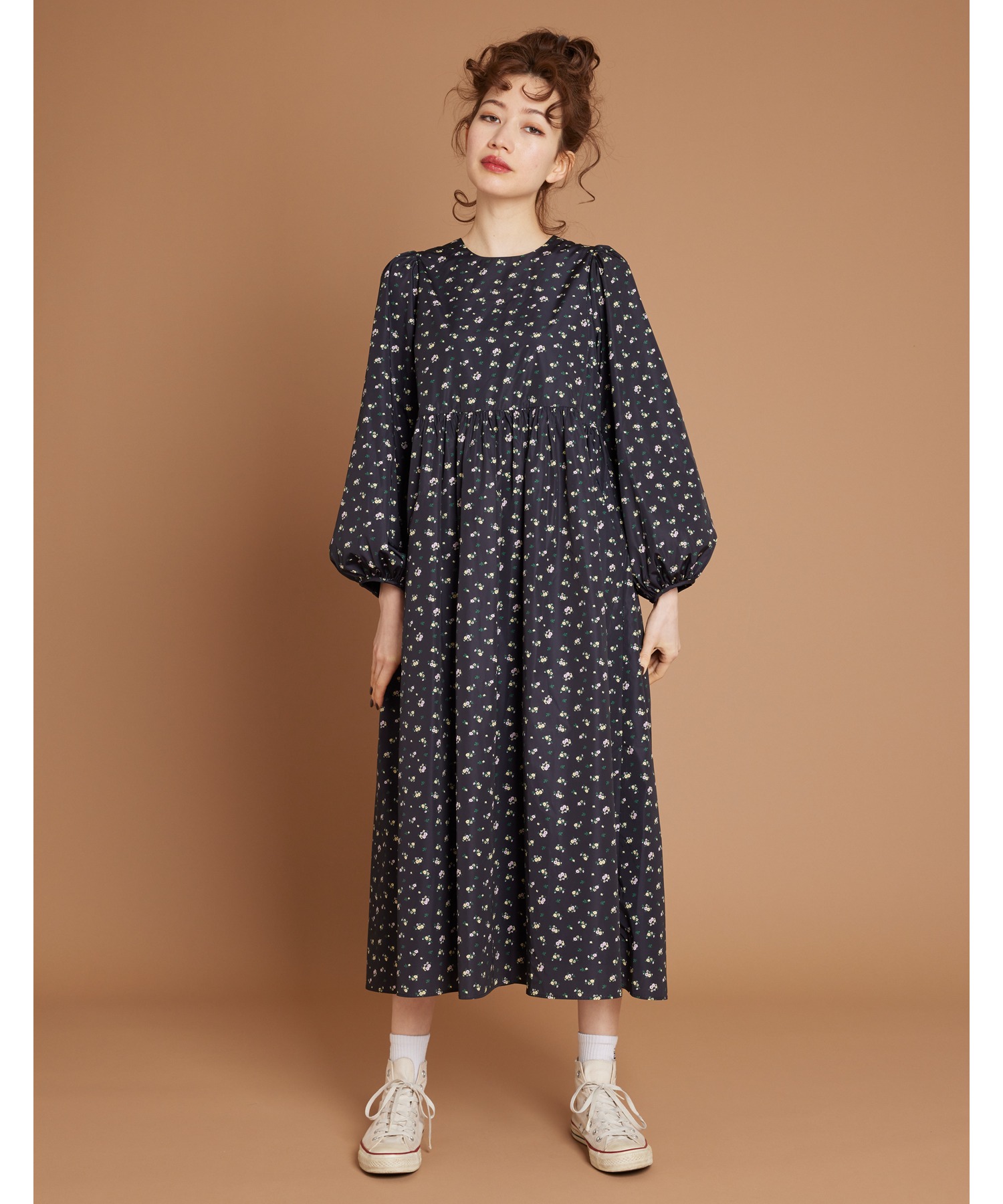 大手ECサイト リトルサニーバイトFlower print denim dress www