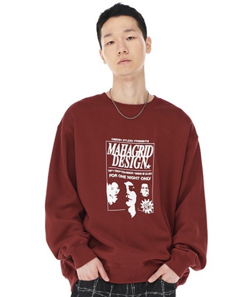 mahagrid/マハグリッド』POSTER SWEATSHIRT/ポスターデザイン