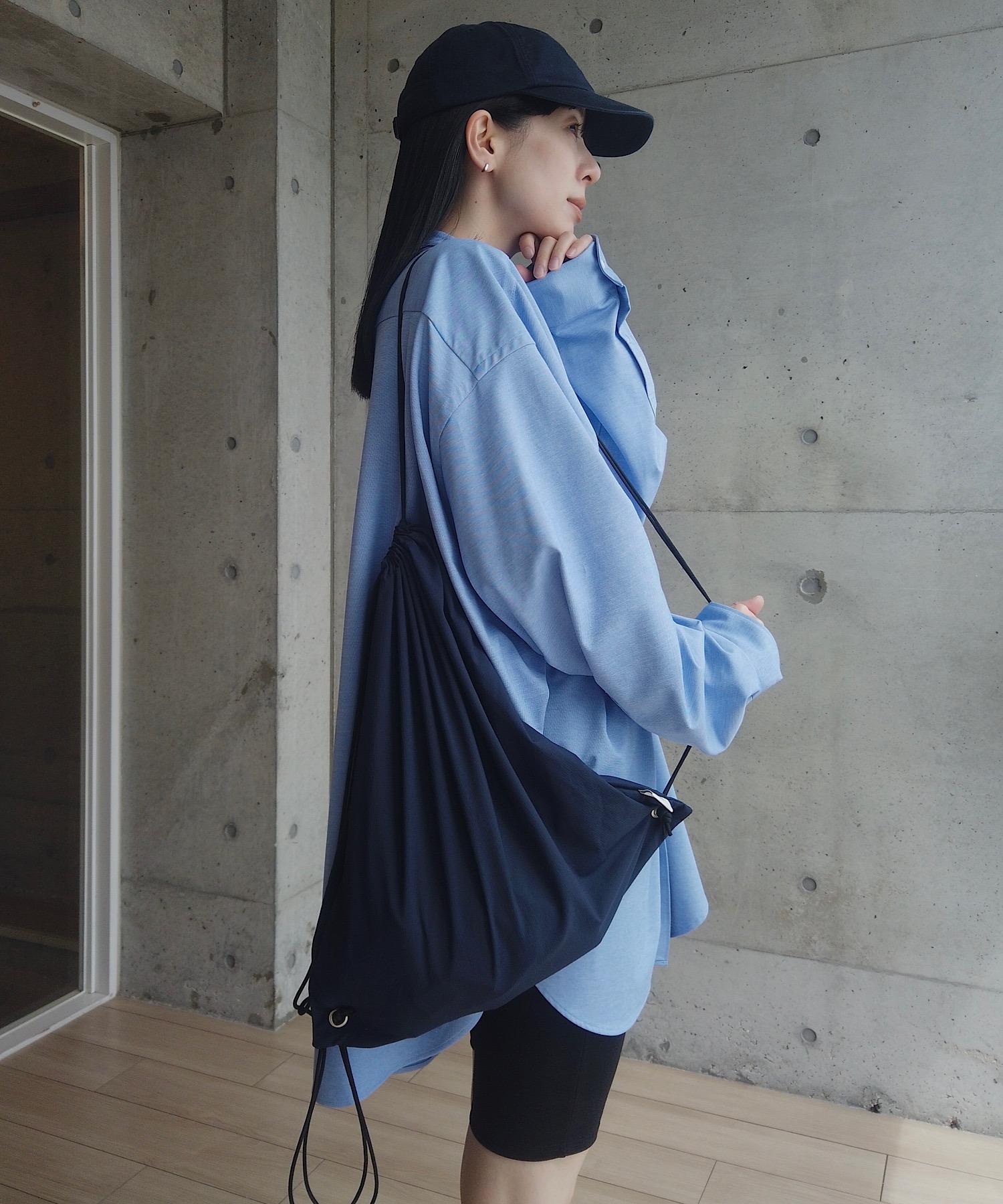 rika専用 RIKA × forksy. 】リップストップナイロン ナップサック forksy