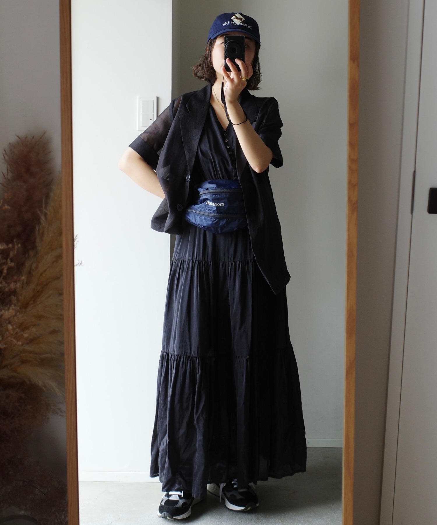 model：H158 着用サイズ：FREE