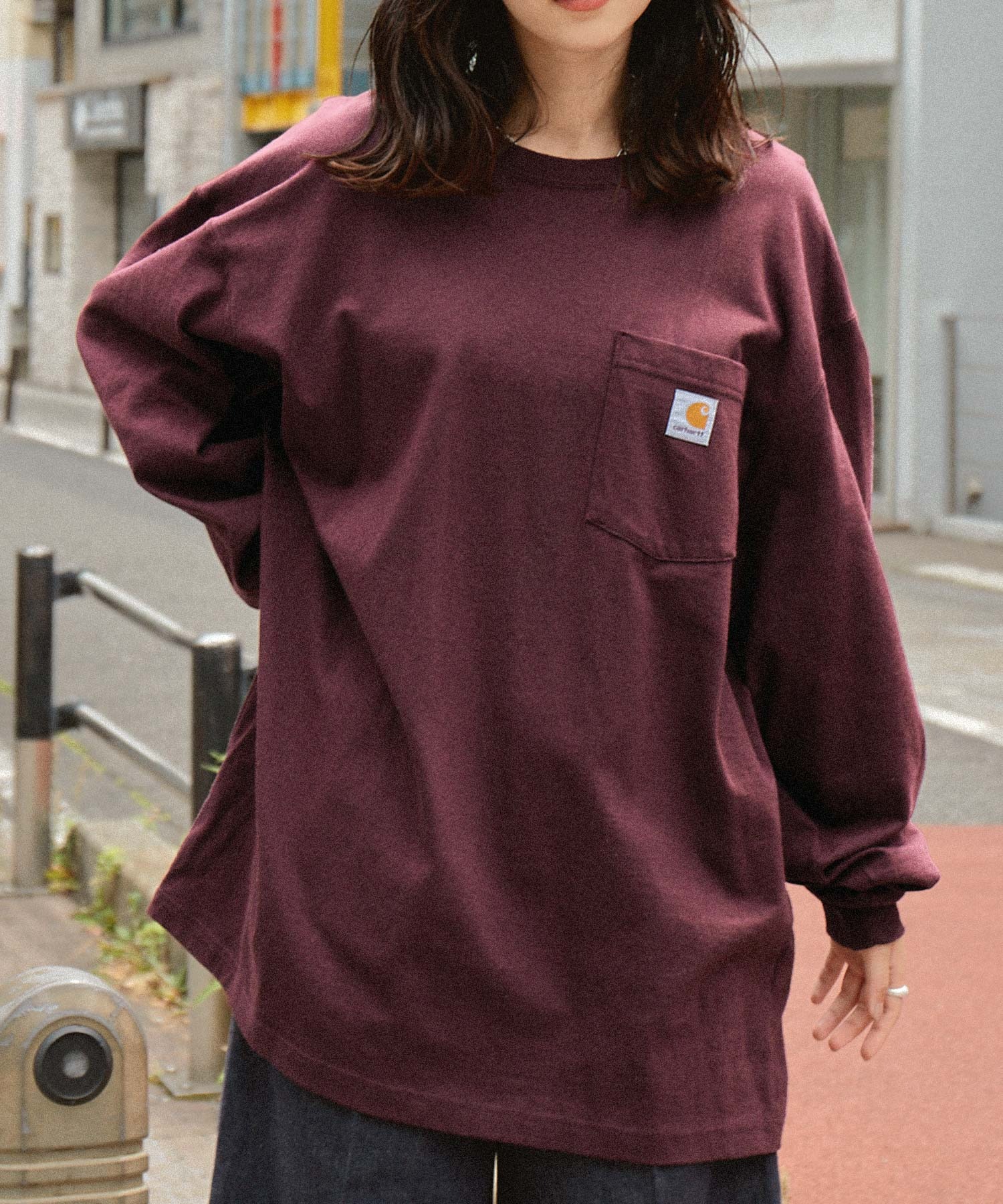 CarharttロンＴcarhartt - Tシャツ/カットソー(七分/長袖)