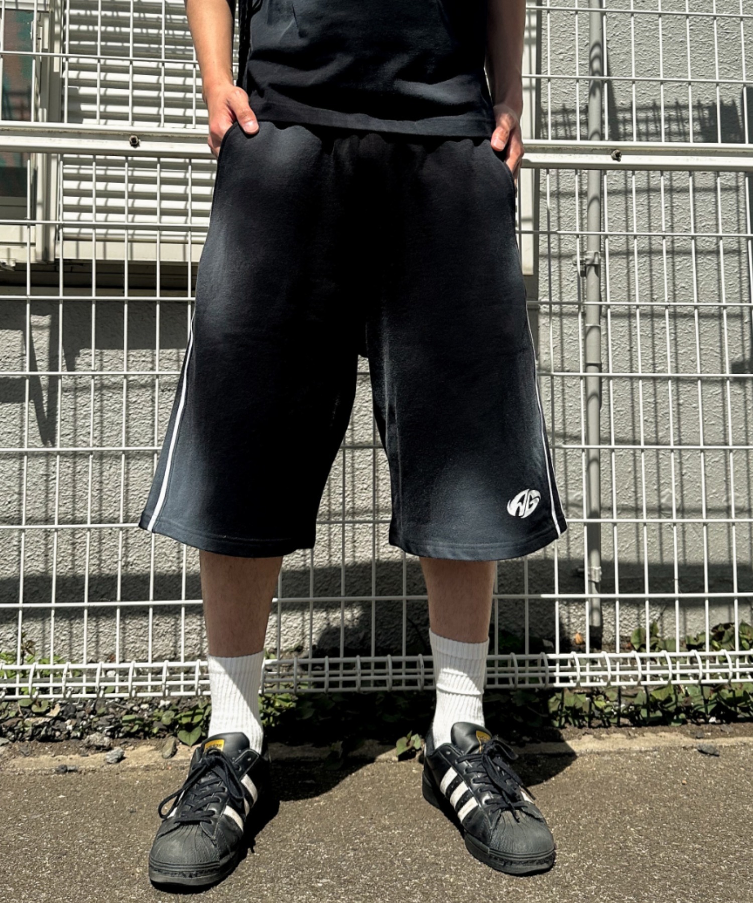 A’GEM/9 × .kom A'GEM/9 × .kom 『A'gem/エージェム』 ラインスウェットパンツ A