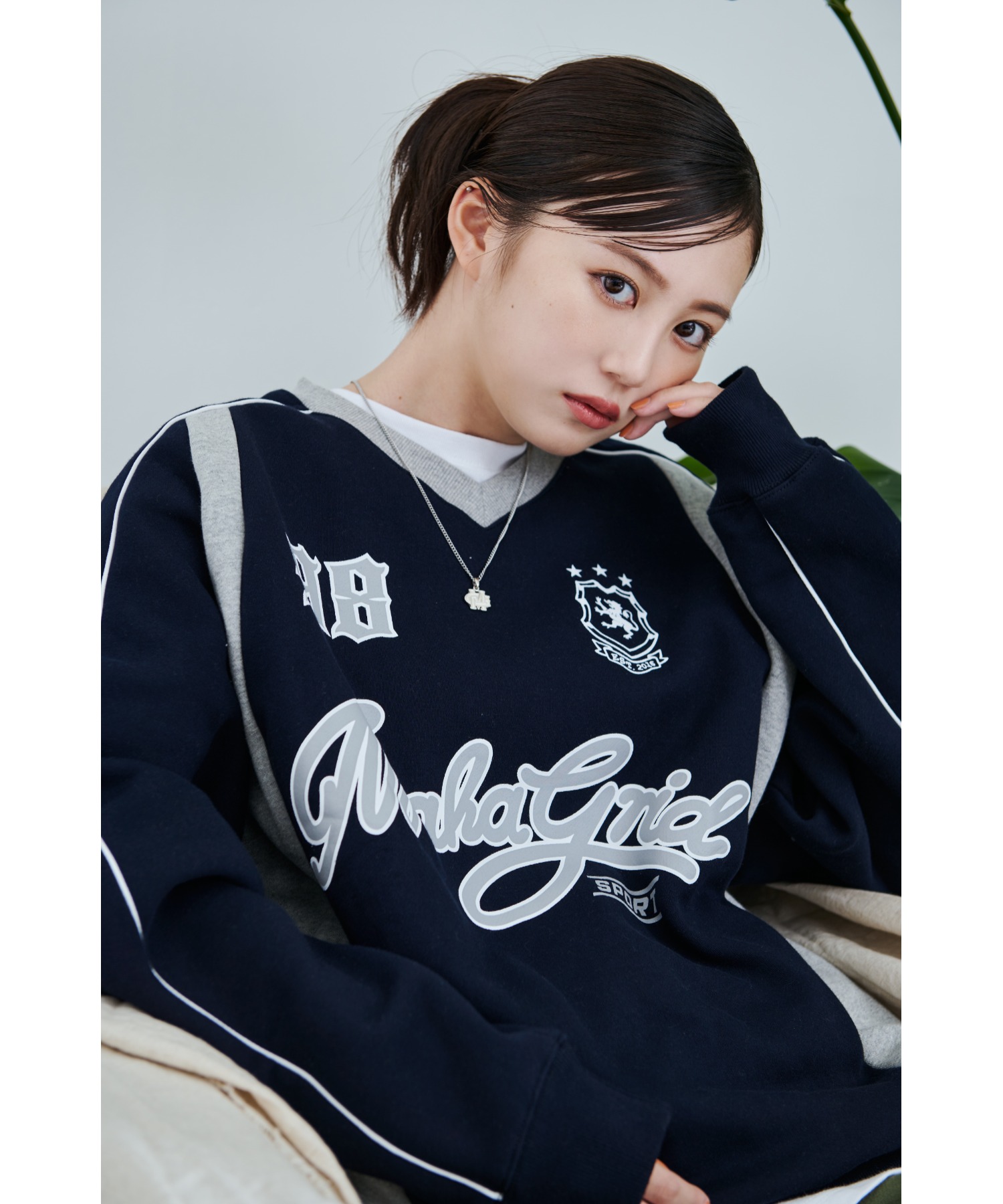 mahagrid/マハグリッド』TRACK SWEATSHIRT/トラックスウェットシャツ