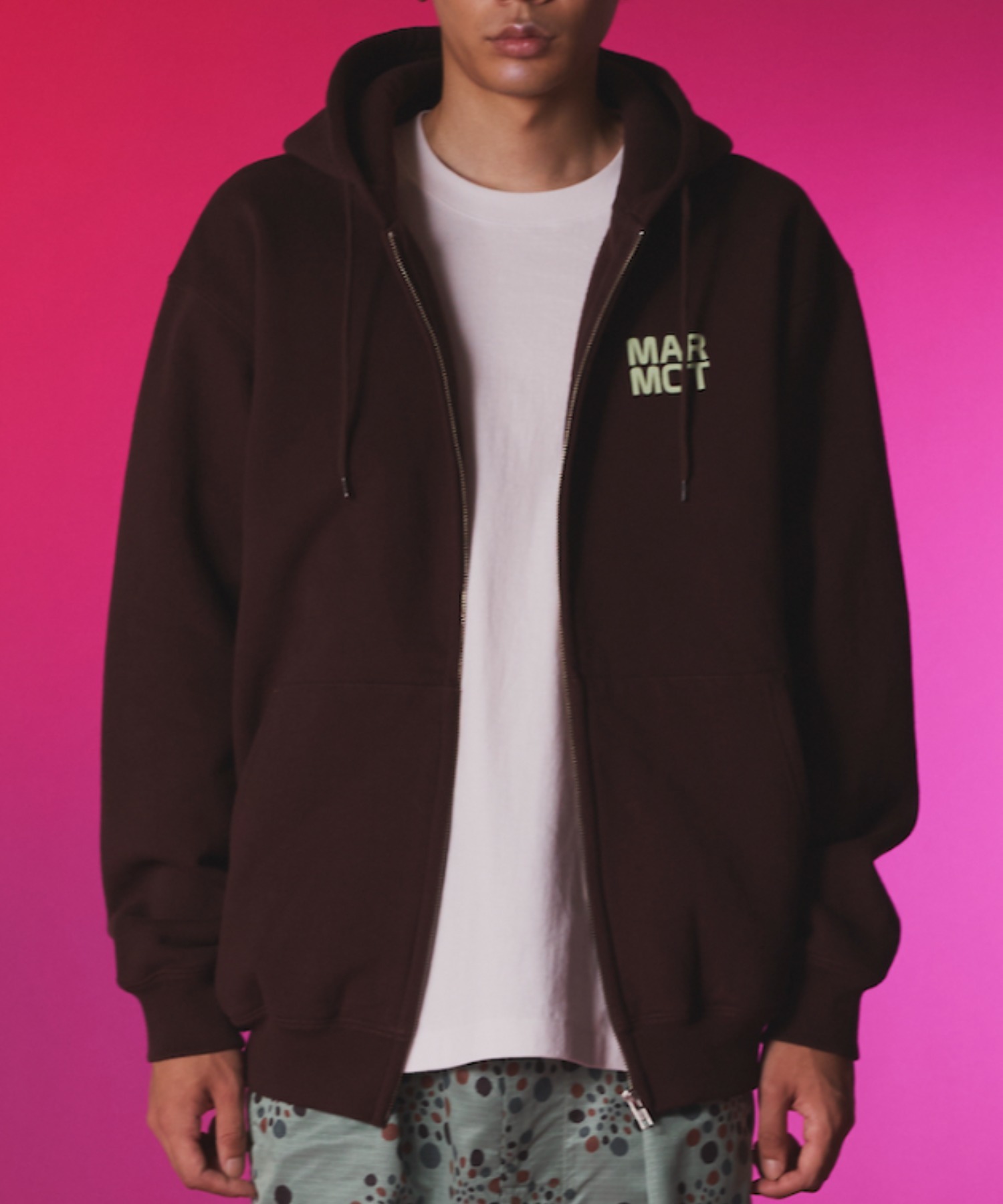 配送 MARMOT CAPITAL/マーモット キャピタル/LOGO ZIP UP HOODIE/25SS