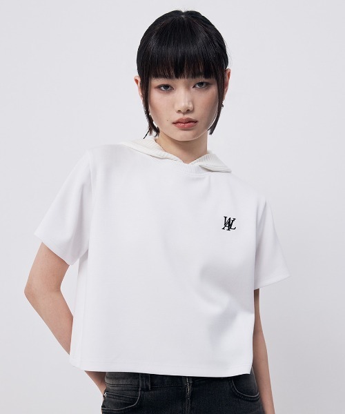 ★WOOALONG★送料込み★韓国★大人気★Silket cotton T-shirts A'GEM/9 × .kom 『WOOALONG/ウアロン』 Silket cotton T-shirts
