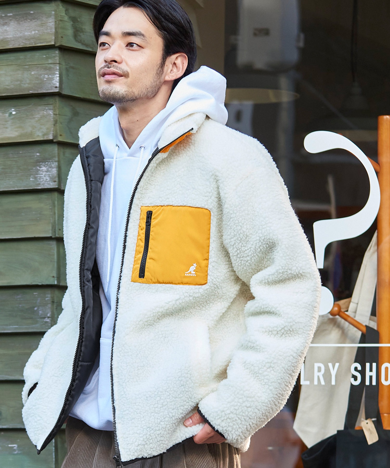 Kangol カンゴール別注 オーバーサイズ シープボアフリースジャケット Mono Mart Mono Mart モノマート 公式オンラインストア