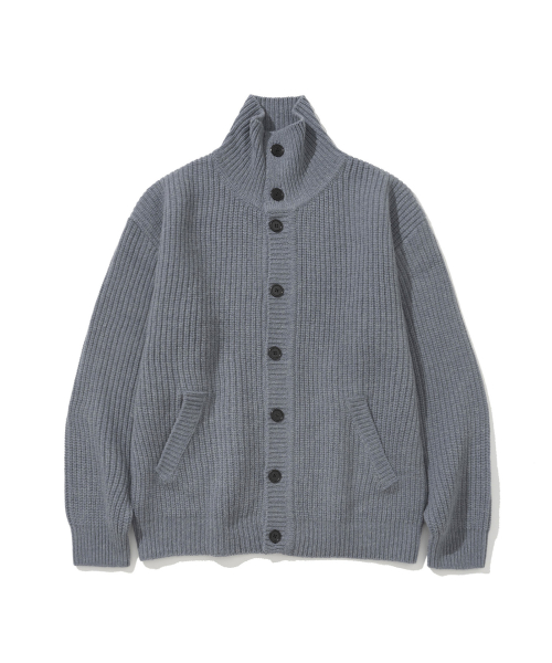 HERMANN heavy yak wool кардиган с воротником #1