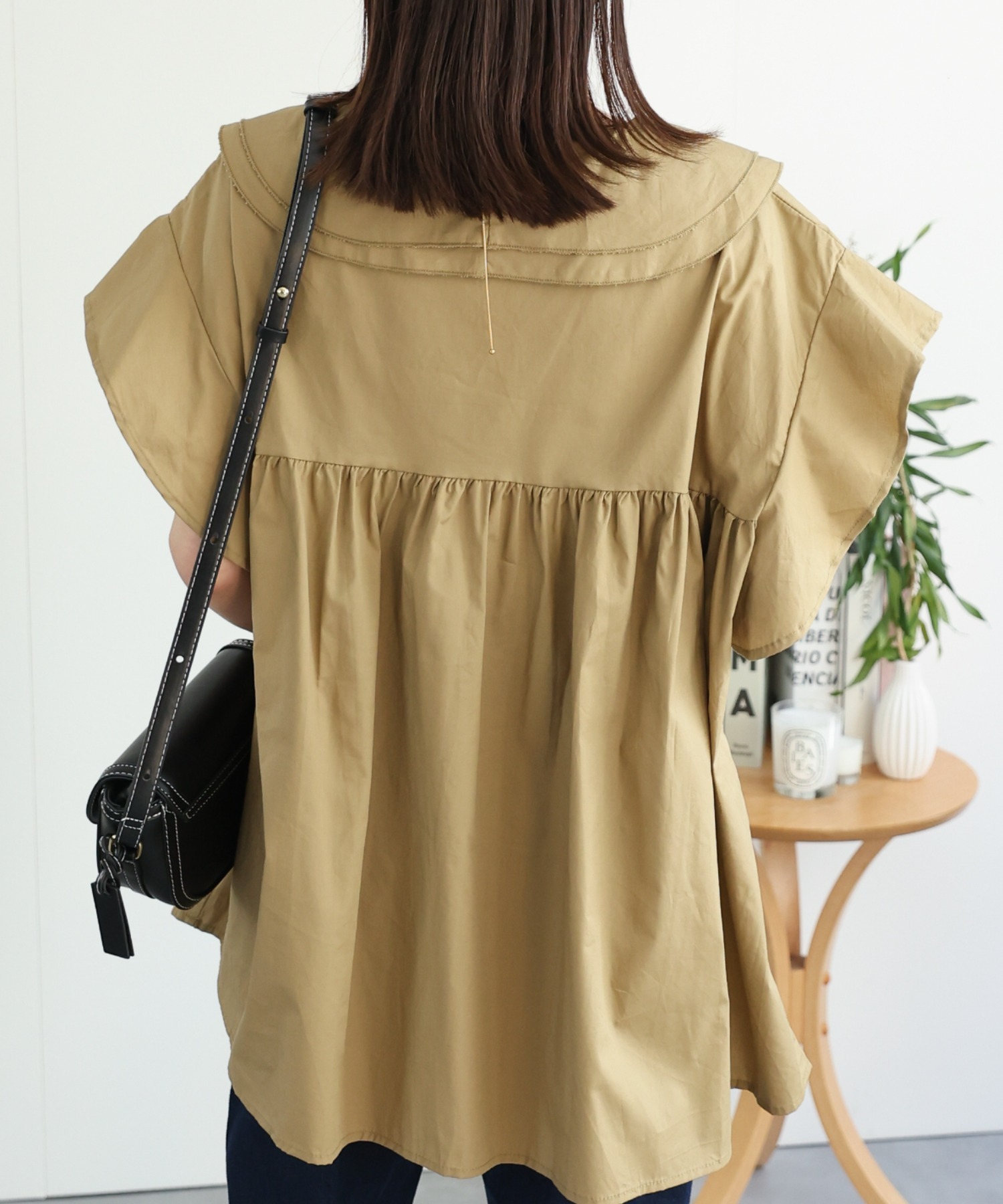 model：162cm 着用サイズ：F