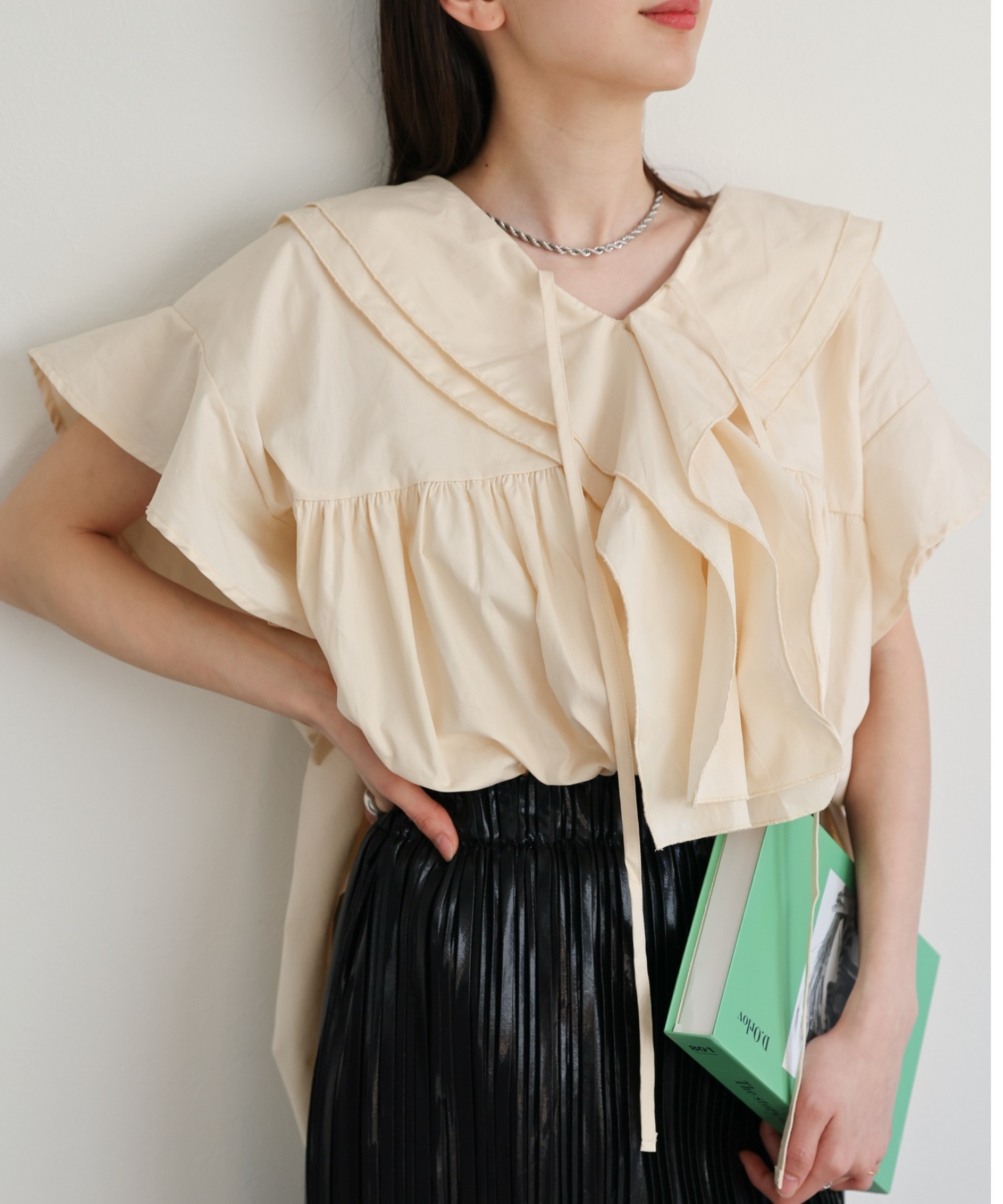model：162cm 着用サイズ：F